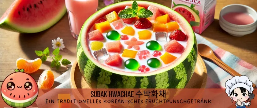 Subak Hwachae - une boisson traditionnelle coréenne à base de punch aux ...